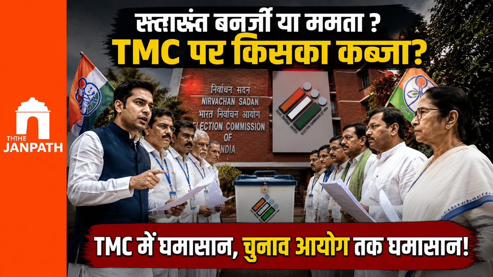 तृणमूल कांग्रेस में सियासी घमासान: 'असली TMC' कौन? चुनाव आयोग के सामने दोनों गुटों ने पेश किया दावा